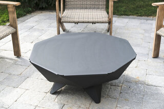 3ft Polygon Fire Bowl Steel Table Top Product Image